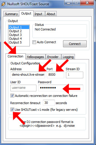 connect dsp plugin winamp encoder